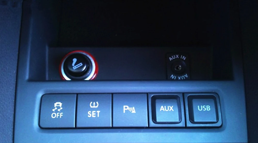 vw usb button