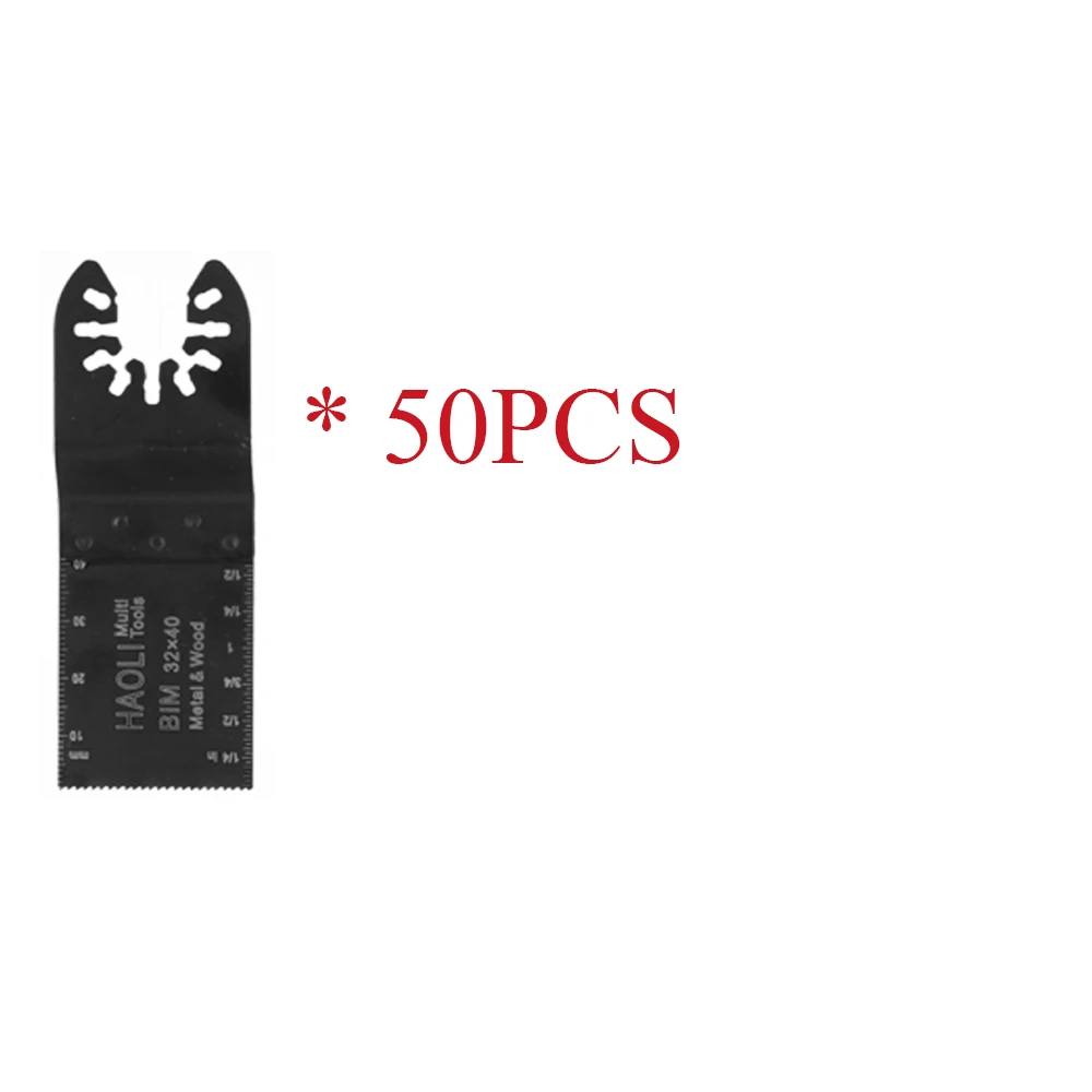 

50pcs Quick Release Oscillating Tools Saw Blades Accessories fit for Multimaster Power Tools as Bosch Fein Black&Decker and more