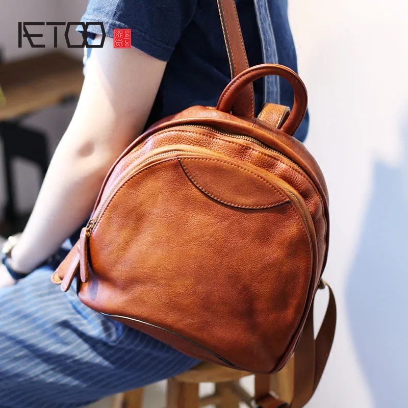 

BJYL women leather backpack fashion summer bag brand korean women backpack