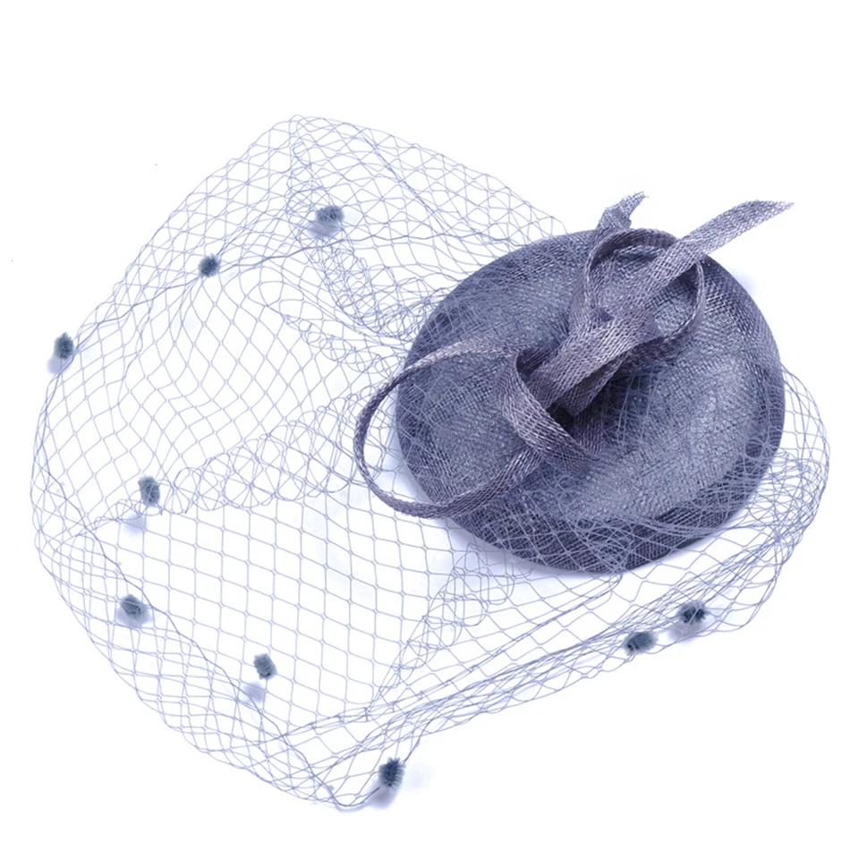 silver and pink wedding hats