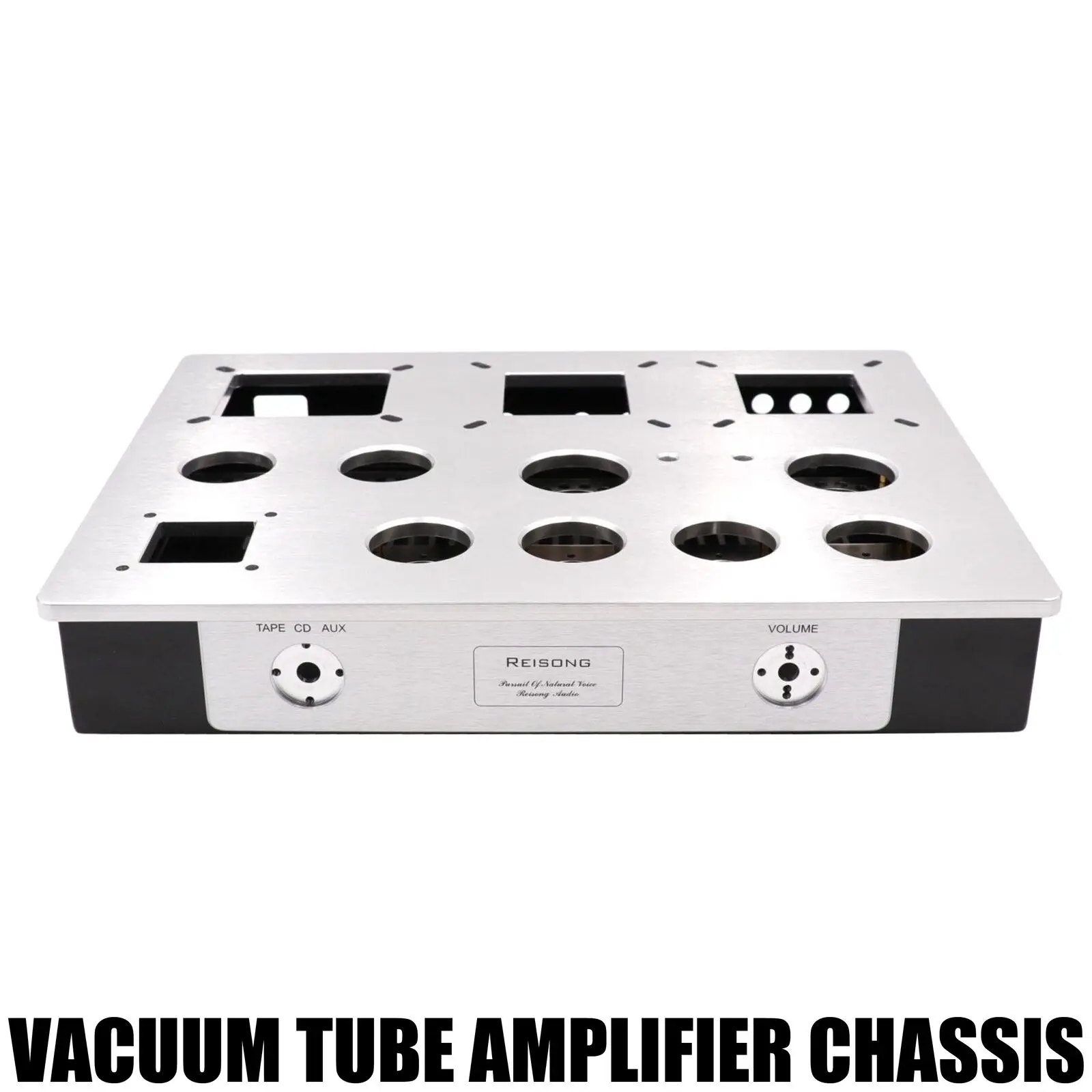 

1PC AMPLIFIER CHASSIS 380x290x53mm ALUMINUM Vacuum Tube Audio Enclosure 300B 2A3