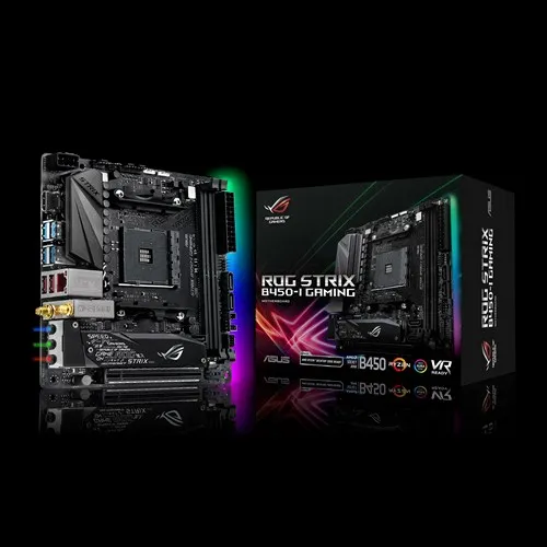 

Asus ROG STRIX B450-I GAMING Desktop Motherboard AMD B450 Socket AM4 DDR4 32GB SATA3 USB3.0 Mini-ITX Original Used Mainboard