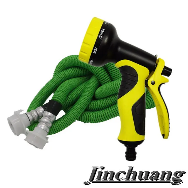 Free Shipping [2019 Upgraded]25 ft-100ft Expandable Garden Hose, 10-Pattern Spray Nozzle Included