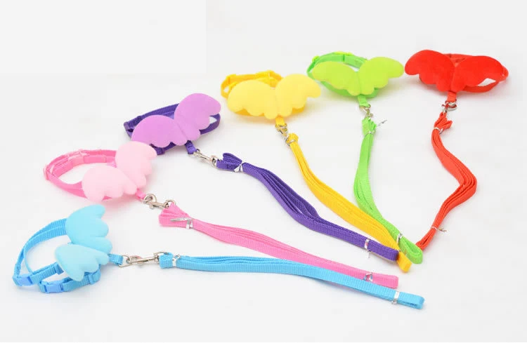 New Cherub Pet Wing Dog Harness Vest Chest Strap Pet Leash Rope