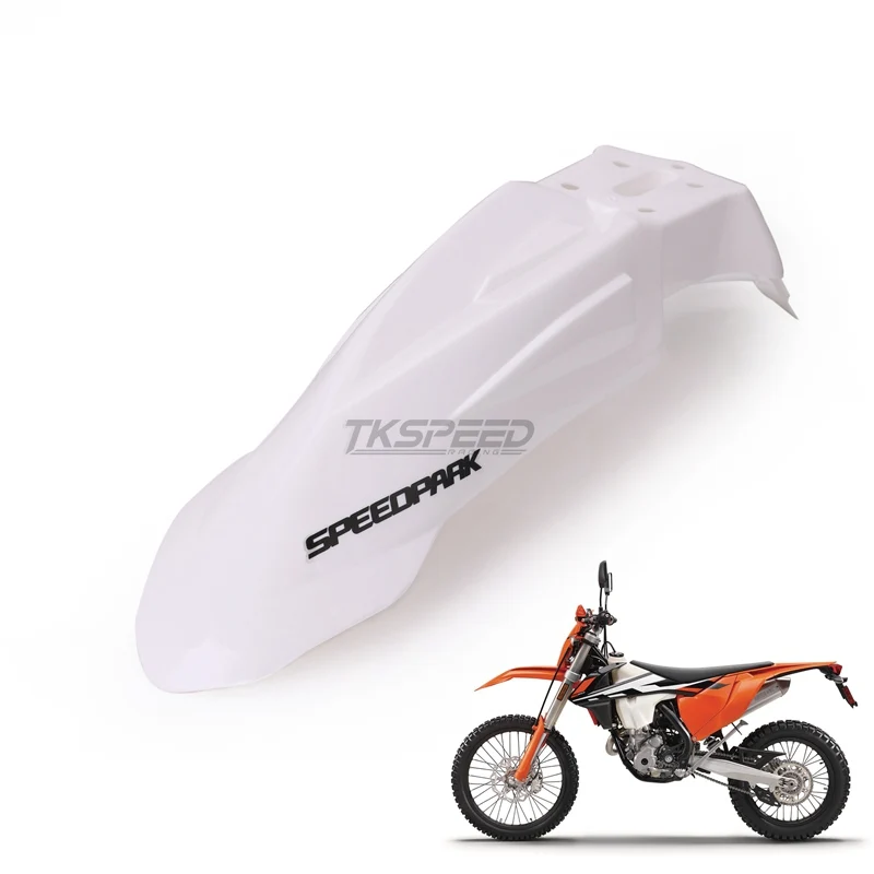 Пластиковые универсальные Supermoto Evo черные передние крылья для Honda Yamaha Suzuki KTM DRZ KX YZ KTM WR XR