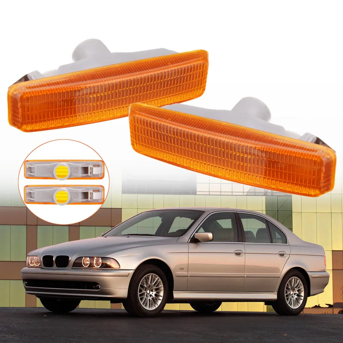 2 xfender Боковой габаритный фонарь светильник сигнальные лампы для BMW ...