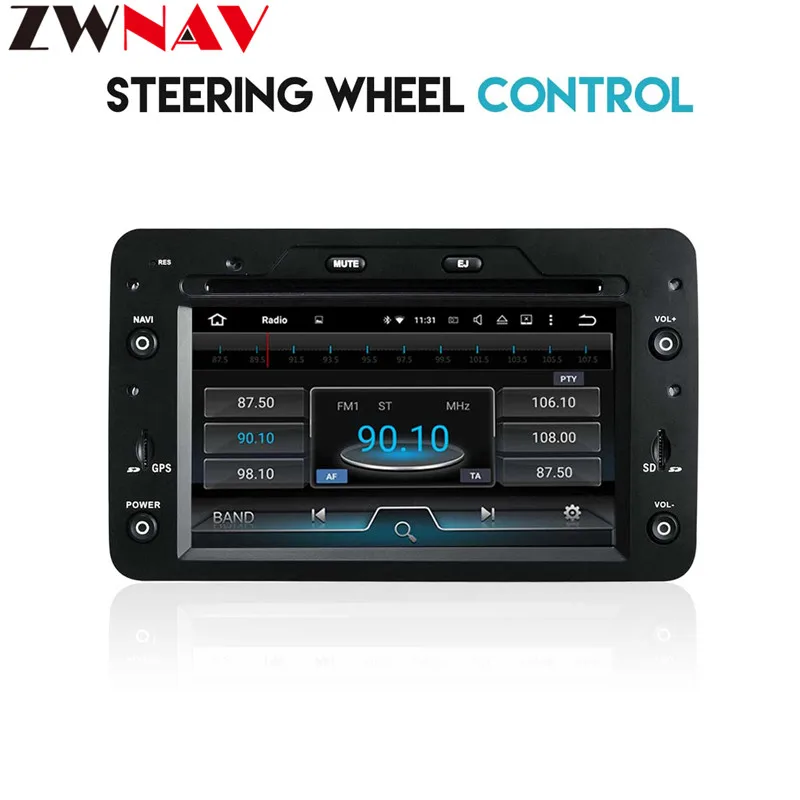 Best Octa core Android 8.0 Car DVD PLAYER For Alfa Romeo Spider Alfa Romeo 159 Brera 159 Sportwagon GPS navigation radio autostereo 12