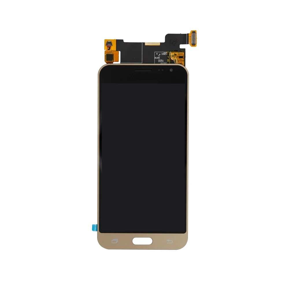 Цена Sobusy телефон lcd s для SAMSUNG GALAXY J3 2016 J320 J320F SM J320F ЖК дисплей кодирующий преобразователь сенсорного экрана в сборе Tela запасные части