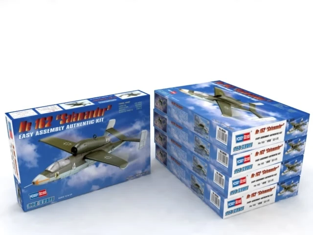 Hobby Boss 1//72 Scale He162 Salamander Plastic Model Building Set # 80239