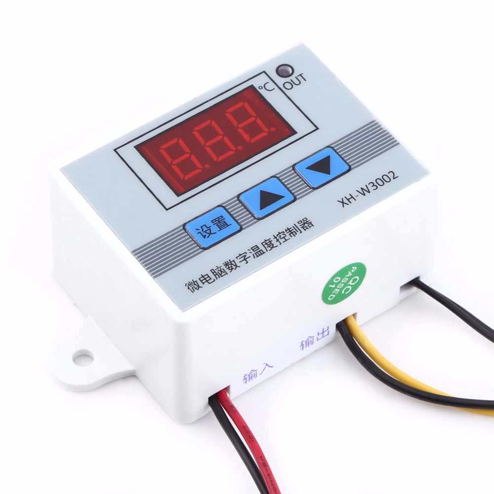 

Red LED Digital Temperature Controller Thermostat Regulator Switch Control AC220V 10A Module for Incubator Aquarium Sensor Probe