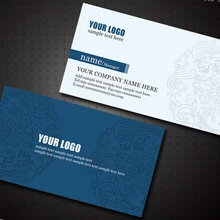 Визитная карточка с lamintion печати