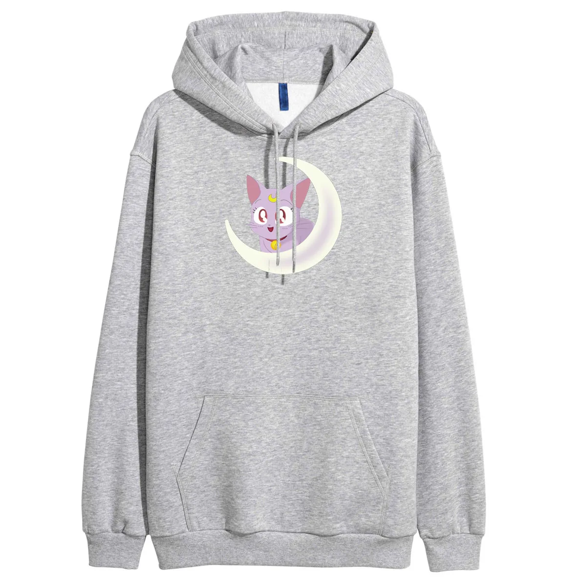 

Hoodies For Women New 2018 Spring Fleece Winter Sweatshirt With Hat Print Sailor Moon Brand Hipster Harajuku Hoody Female Kpop