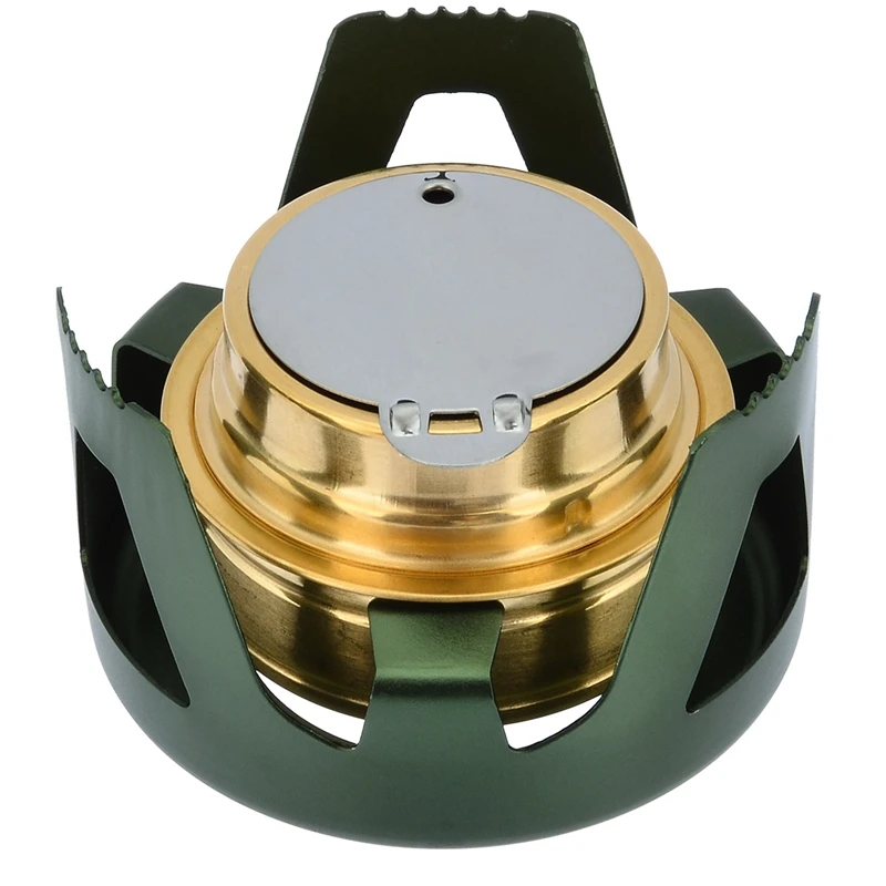 

Portable Spirit Outdoor Alcohol Stove Barbecue Grill For Bbq Hiking Camping Tool