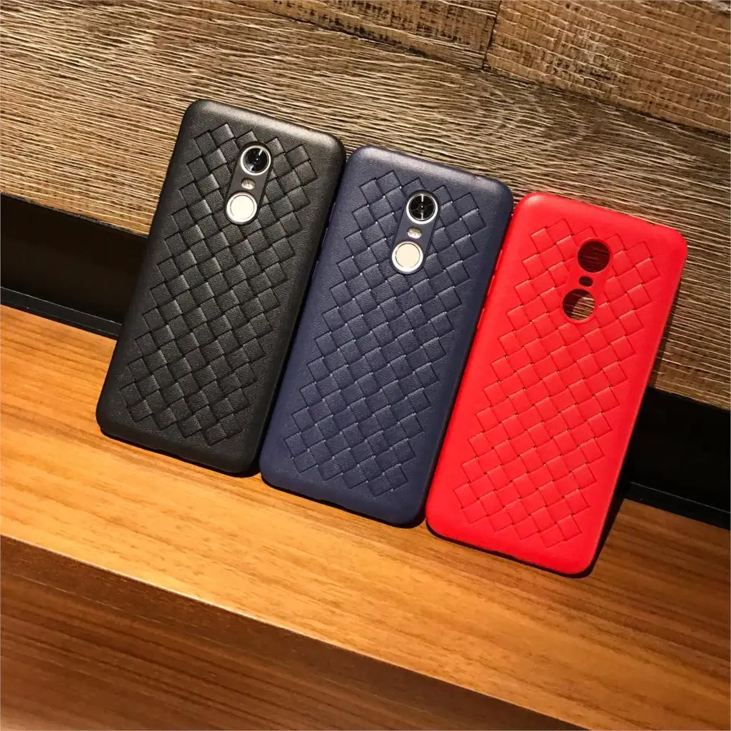 3D Weave Heat Dissipation Silicone TPU Soft Back Case For XiaoMi RedMi 5 Plus S2 6A 5A 4A 4X Note 6 Pro 7 4 3 Cover Phone Cases |