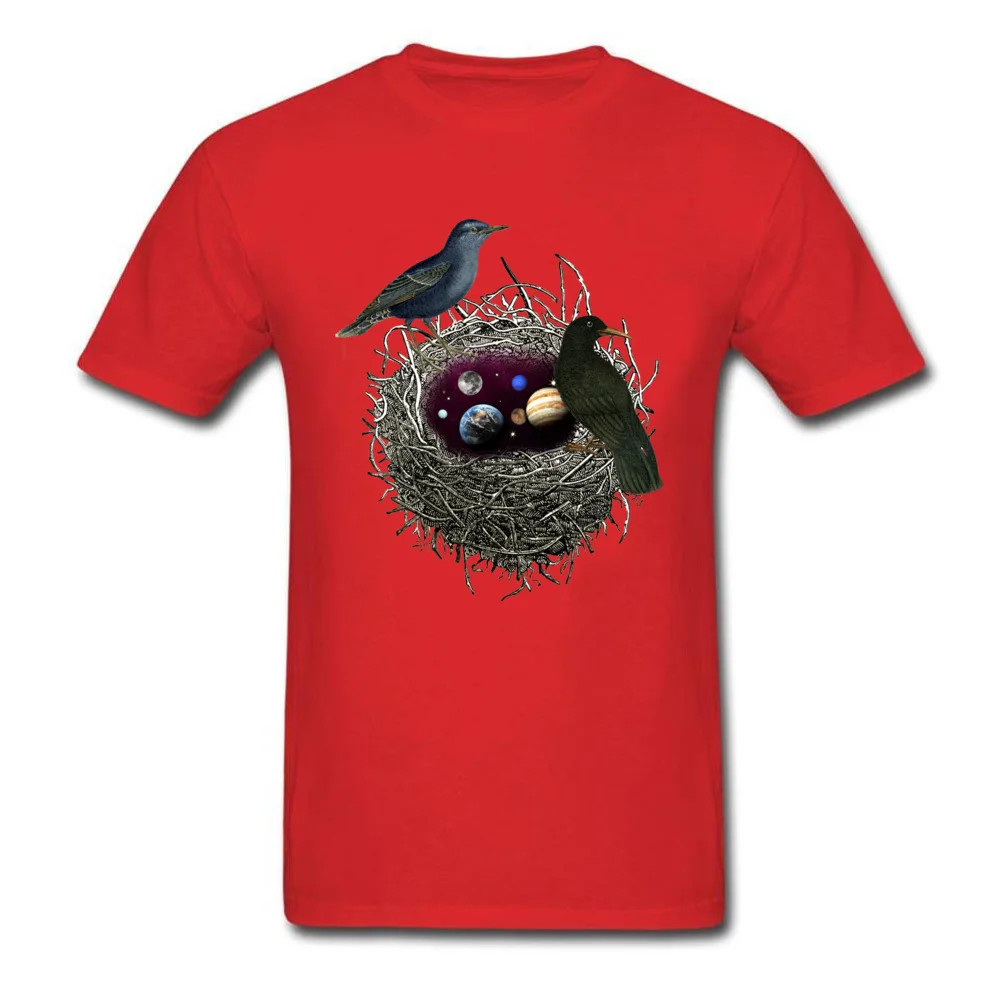 NEST Men Funny Design Tops T Shirt O-Neck ostern Day 100% Cotton Fabric T Shirt Unique Short Sleeve Tops T Shirt NEST red