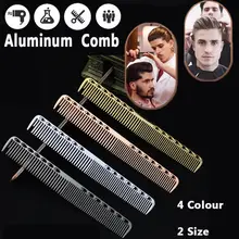 Mito metal Cúter peine peluquería peine de aluminio barberos salon profesional Peines