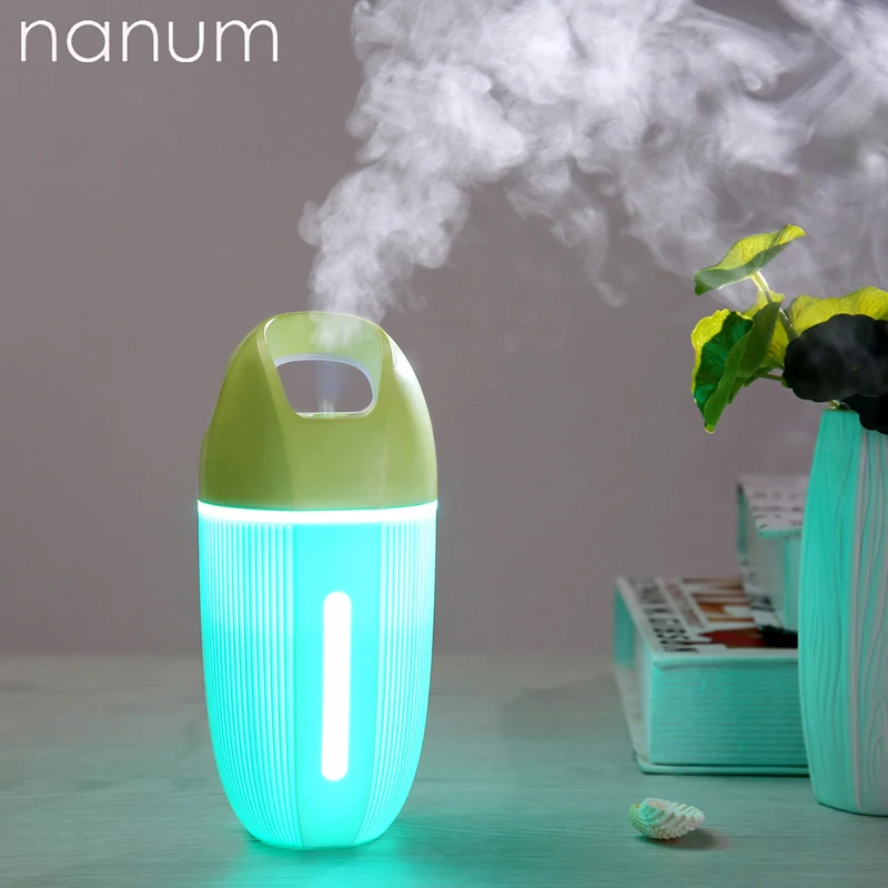 

New D6 Cup Humidifier Mini Ultrasonic Humidifiers Led Night Light Aroma Essential Oil Diffuser USB Fogger Car Air freshener