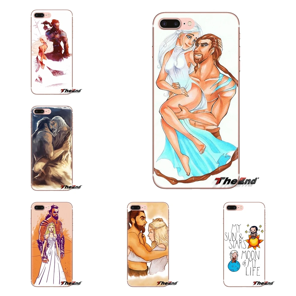 Daenerys Khal Drogo Game of Throne For Huawei Mate Honor 4C 5C 5X 6X 7 7A 7C 8 9 10 8C 8X 20 Lite Pro Transparent TPU Case Cover |