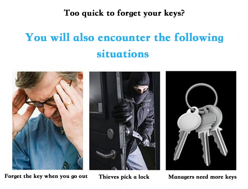 Fingerprint Door Lock for frameless door  (4)