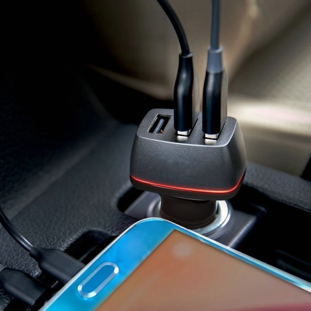 XBX-012A QC3.0+ 2.4A два порта usb умная быстрая зарядка, автомобильное зарядное устройство