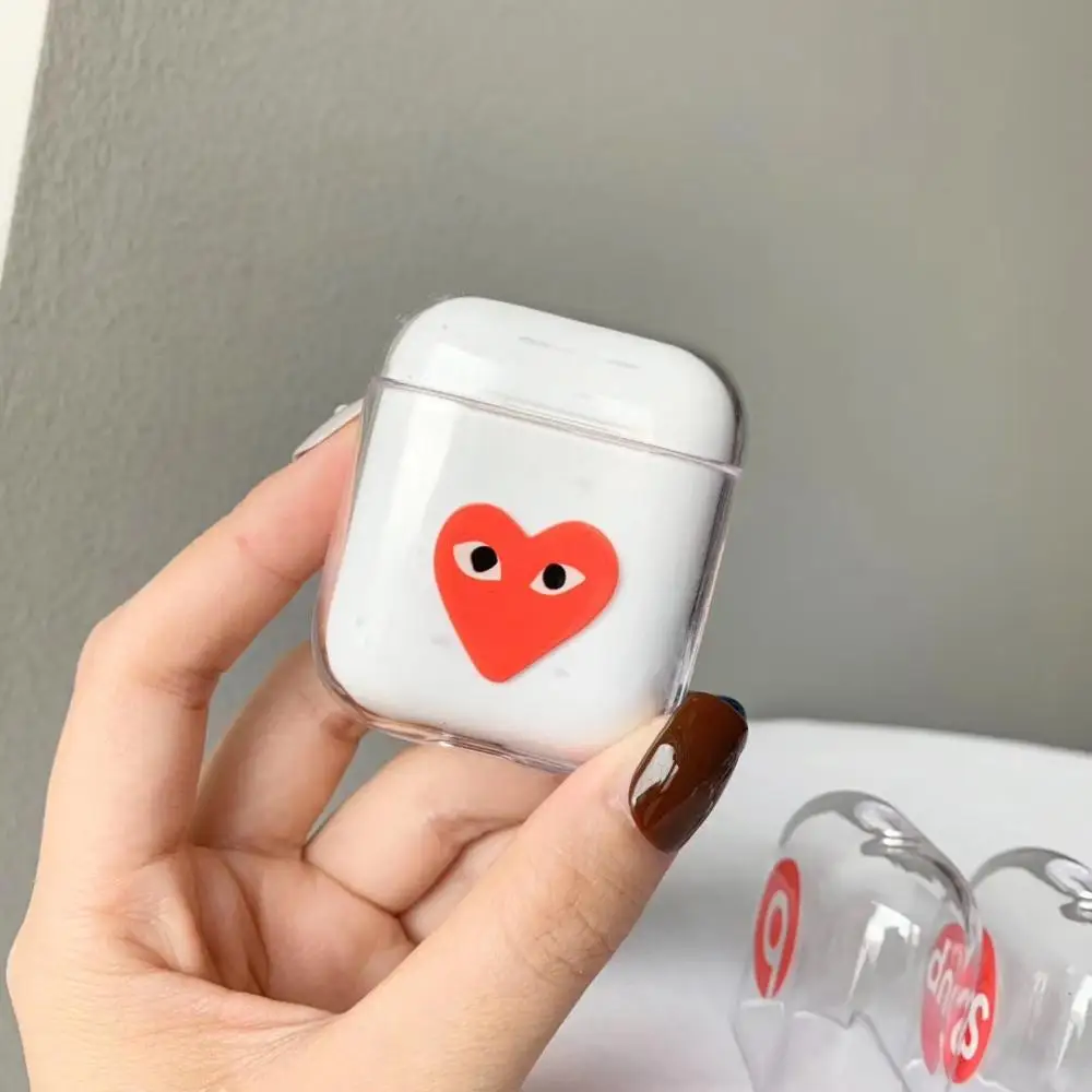 Hard PC Transparent Case Cover for AirPods 1 2 Lovely Cartoon Wireless Earphone Charging Box Cover Bag for Apple AirPods Gifts