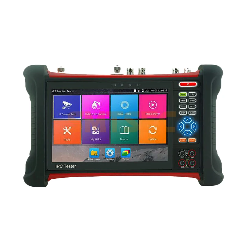 Multifunction 1920*1200 7" CCTV Tester Monitor Support H.265 4K IPC SDI+AHD+CVI+TVI+Analog+IP 6
