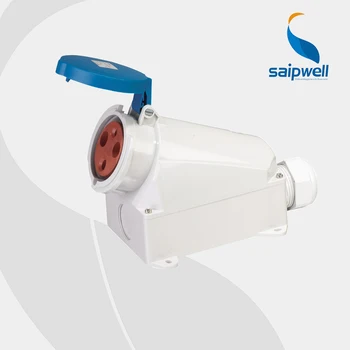 

IP44 3P Waterproof Industrial Connector female plug socket outlet 230V 63A (SP1137)