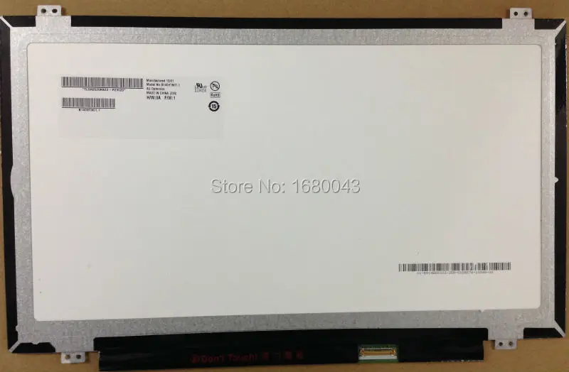 14 LED Slim eDP Scherm Mat 1920x1080