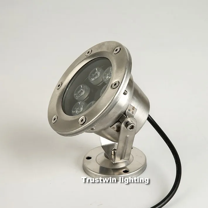 Aquarium LED RGB high lumen flood light  IP68 30 degree pond lamp 3W 6W 9W 12W 15W 18W 24W 36W Fish Tank Underwater Spot Light underwater solar lights