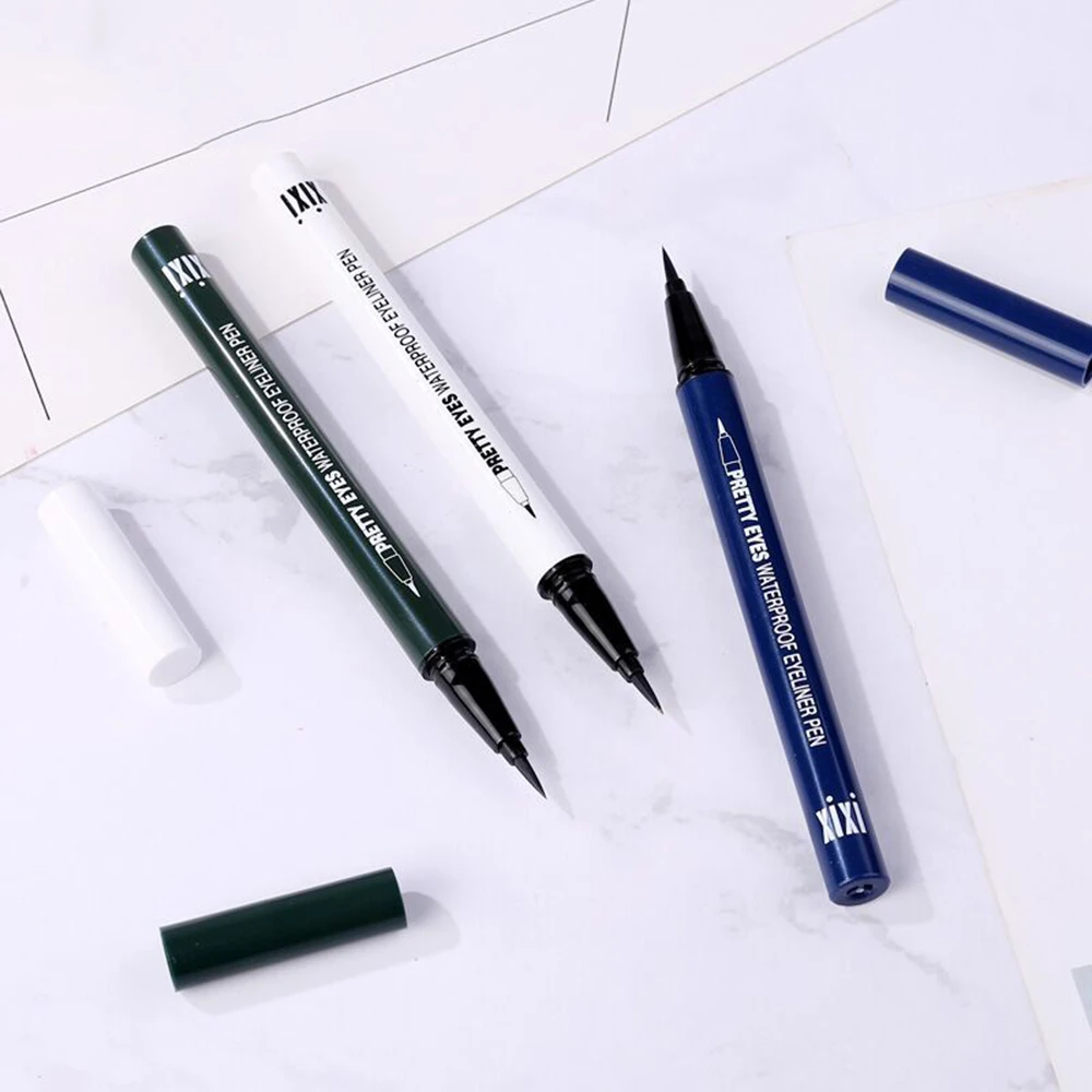 

Waterproof Liquid Eyeliner Make Up Beauty Cosmetics Long-lasting Eye Liner Pencil Makeup Tools for eyeshadow Blue Green Gray