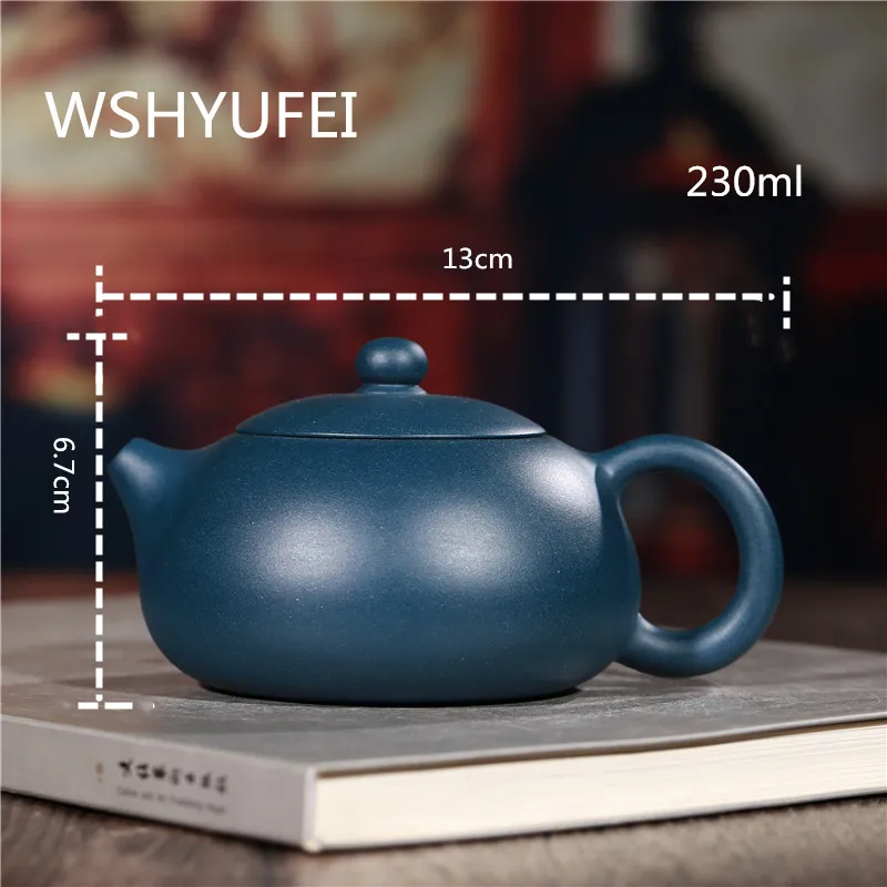 230ml Yixing Tianqing Bianxi Shi Pure Handmade Zisha Teapot Tea Set Smooth water WSHYUFEI - Цвет: Затуплённый