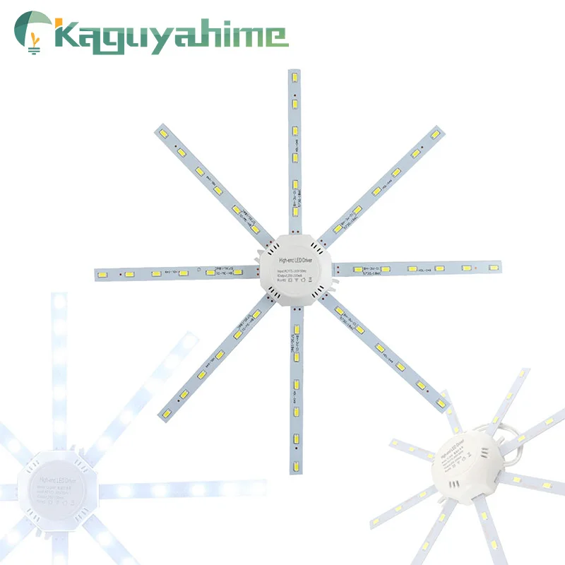 Kaguyahime 12 Вт 16 Вт 20 Вт 24 Вт светодиодный потолочный светильник pcb плата модифицированный источник Светодиодная лампа 220 В для потолочный