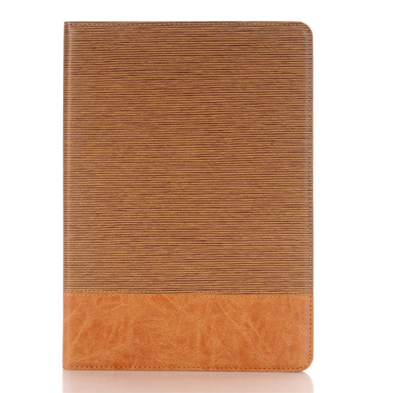 Ковбойский тканевый кожаный чехол для Apple iPad Air 2 Air2 iPad 6 9,7, умный чехол, чехол для планшета, Высококачественный тонкий флип-чехол с подставкой - Цвет: light brown
