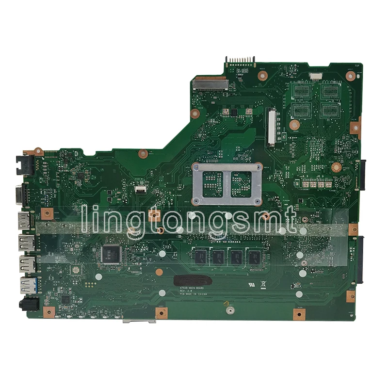 X75A اللوحة HM70 ل ASUS X75V X75VC X75VB X75VD X75 R704V اللوحة المحمول X75A اللوحة X75A اللوحة اختبار 100% موافق