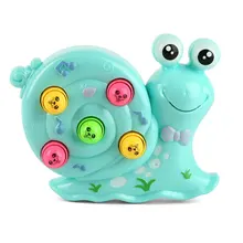 Электрические Музыкальные хомяки Раннее Образование головоломки стук хомяк игра машина игрушки Стук на голову животного шум производитель