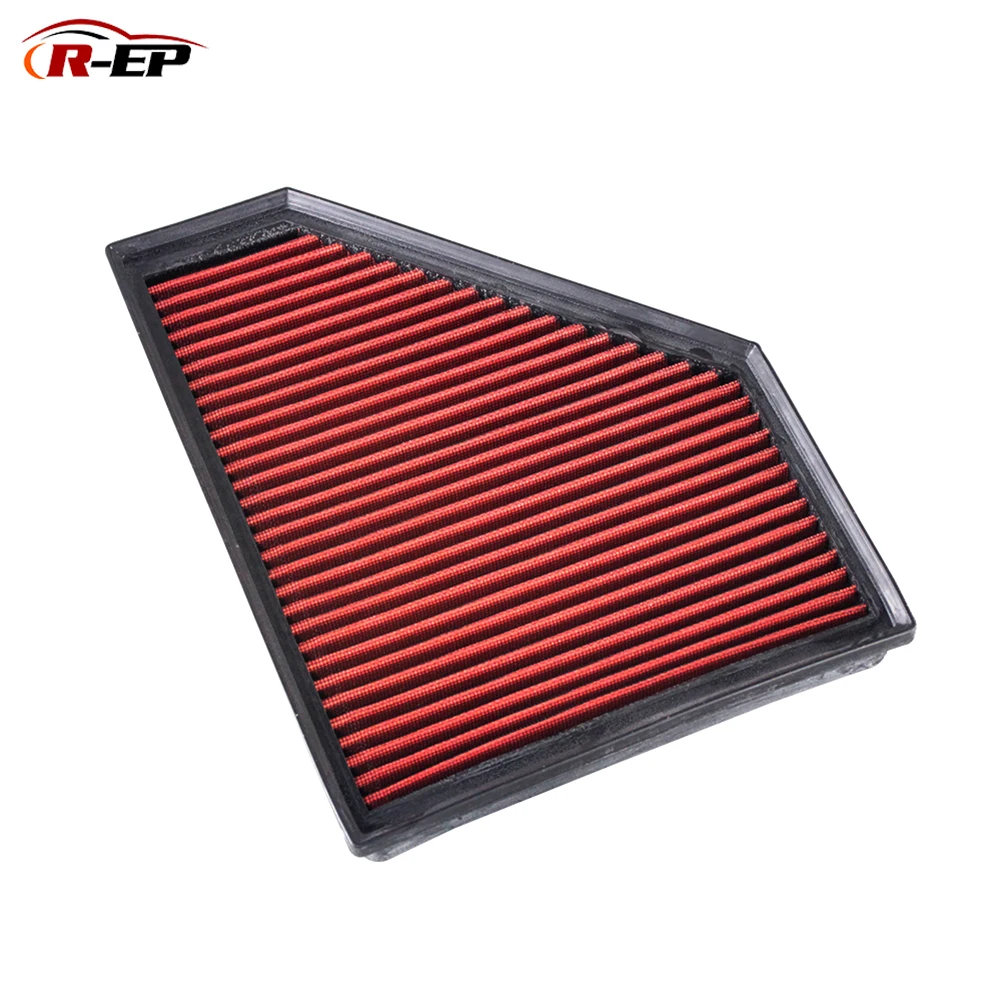 

R-EP Replacement Cold Air Intake Filter OEM 13717797465 for BMW E81 E82 E84 X1 E88 116 E90 E91 E92 E93 335I Washable Reusable