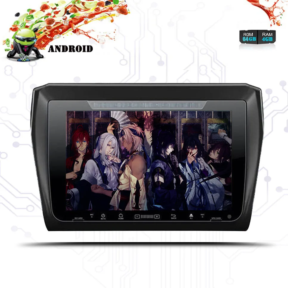 Clearance Auto car radio stereo android 9.0 4GB+64GB px5 video dvd player for Suzuki Swift 2016 2017 2018 CarPlay android auto dab 3