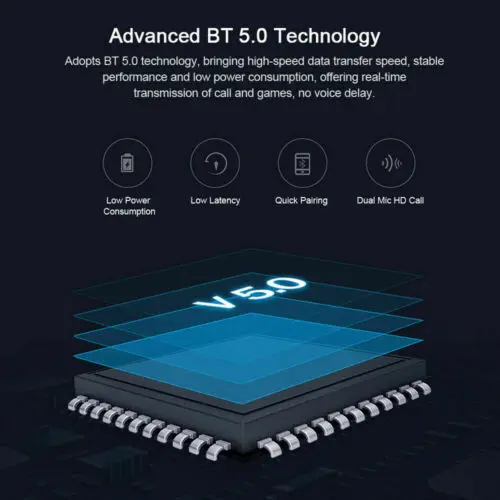 TWS Bluetooth 5 0 наушники беспроводные Twins стерео вкладыши мобильный телефон новинка