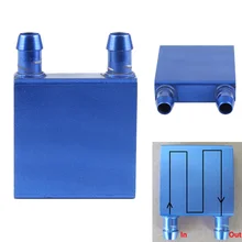 Vacuum Aluminum Brazing Waterblock Radiator Cooling Heatsink 40x40mm Computer Accessories Water Cooling Radiator for CPU GPU