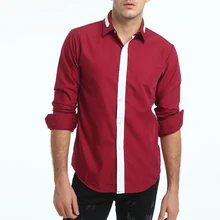 Мужская рубашка бренд мужские рубашки высокого качества с длинными рукавами Толстовка Оверсайз на замке Slim Fit черные мужские рубашки 3xl 888