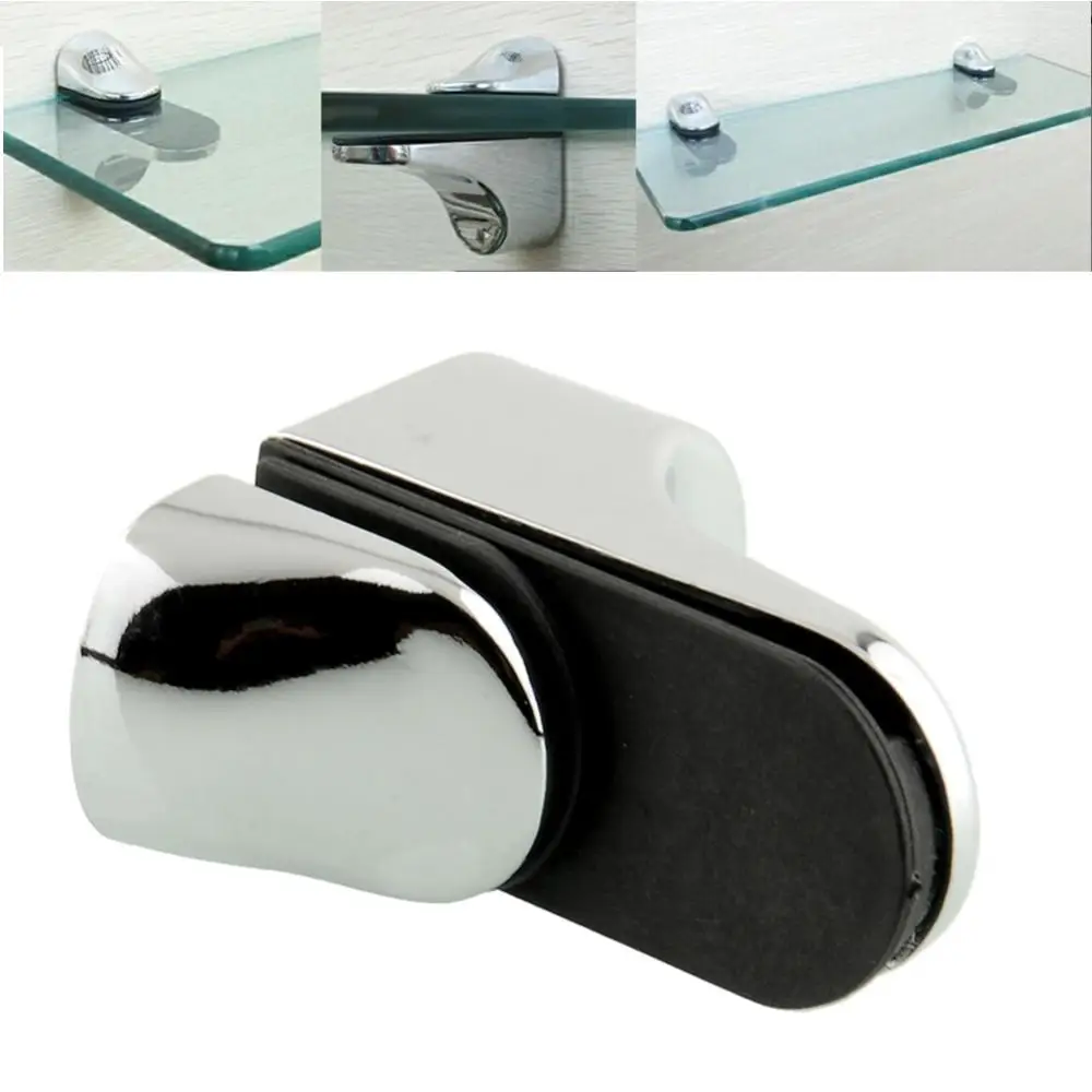 Buy Glass Shelf Metal Adjustable Bracket Glass Plate