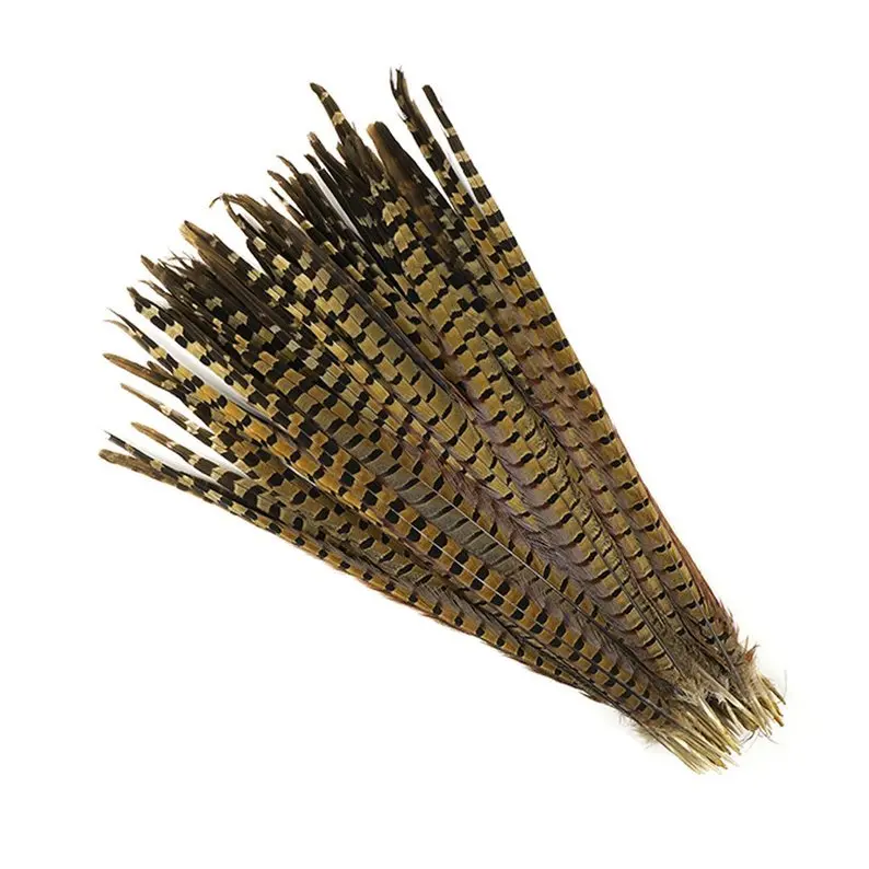 

Wholesale 28-30 Inch (70-75CM) Natural Pheasant Tail Feathers Hair Extension For Wedding Decorations Diy Low price Feather plume