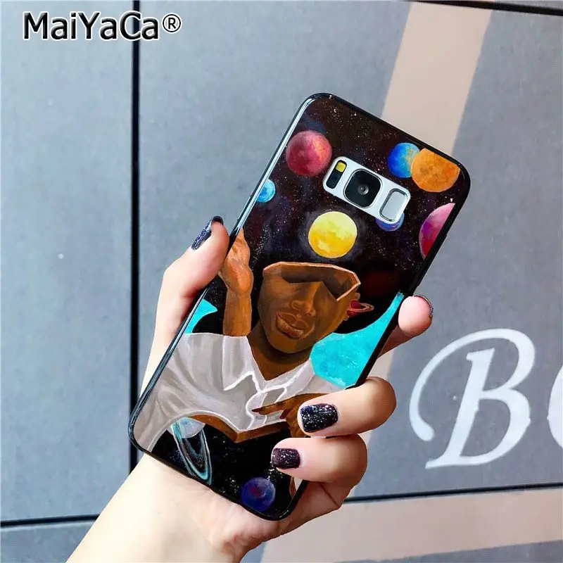 MaiYaCa модный Девушка меланин POPPIN чехол для телефона Samsung Galaxy S9 plus S7 edge S6 S10 Lite S10Plus S10E