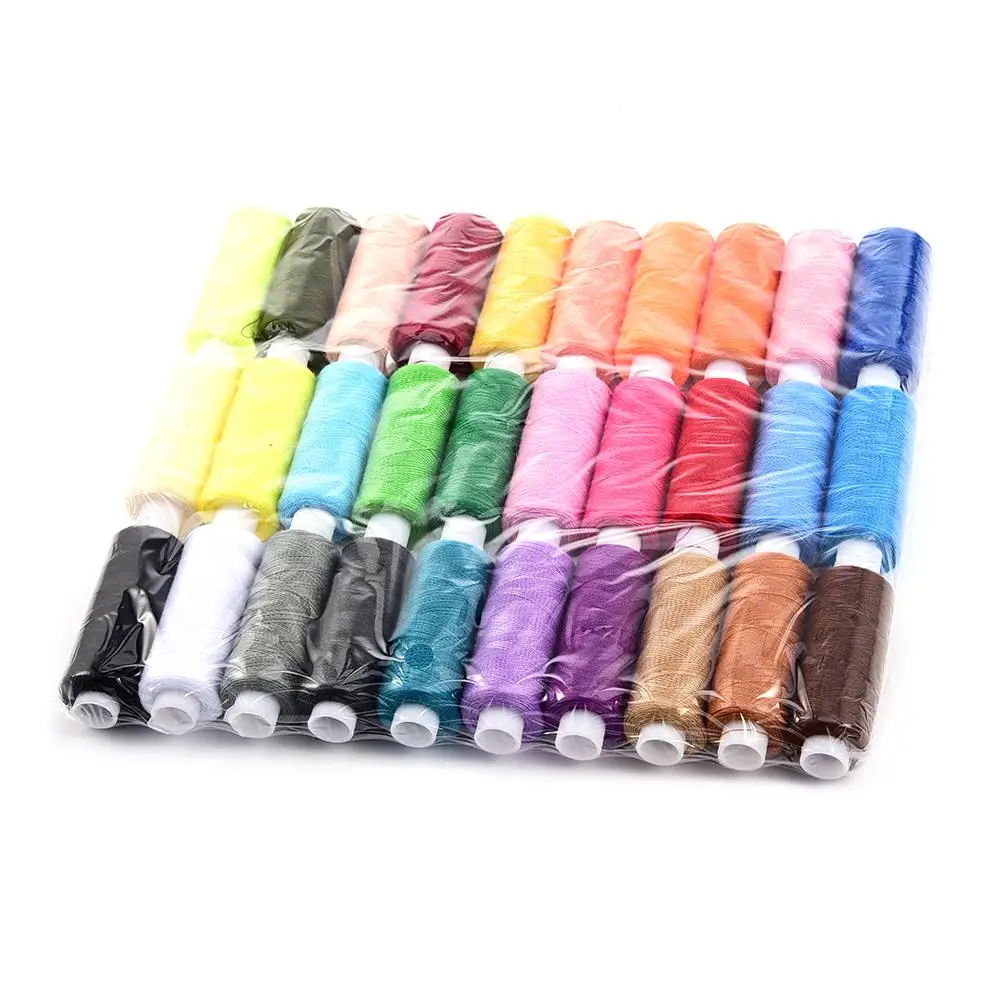 30 Color Sewing Thread 250Y Industrial Sewing Thread Fixing Sewing Thread Embroidery Machine Threads Sewing Accessories