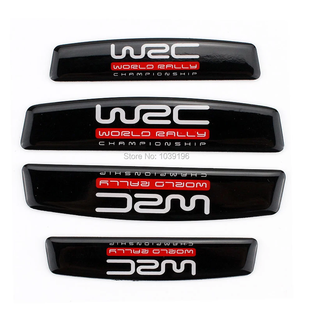 4 X Car Styling Door Edge Guard Strisce Protettive Anti-Collisione Anti-Graffio Trim Door Edge Guard Wrc Series Stickers