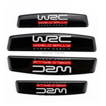

4 x Car Styling Door Edge Guard Protector Strips Anti-collision Anti-scratch Trim Door Edge Guard WRC Series Stickers