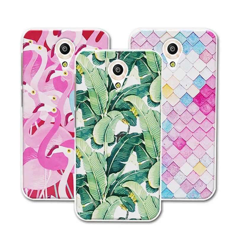 

Mermaid Newest Flamingo Cute Soft Silicone Phone Case Vodafone VFD600 Smart Prime 7 Case Cover Vodafone Smart Prime 7+Free Gift