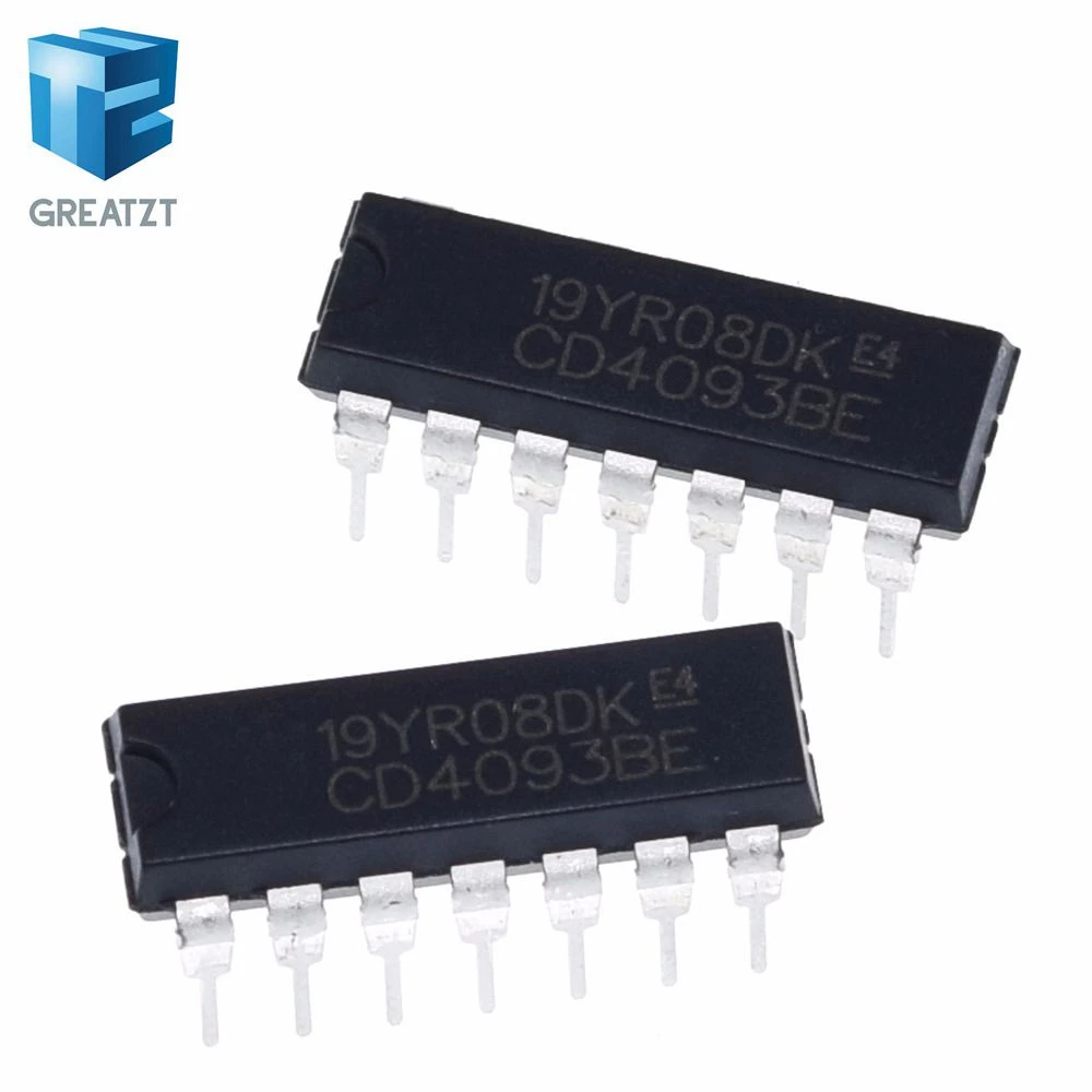 

10PCS CD4093BE DIP14 CD4093 DIP 4093 DIP-14 4093BE new and original IC