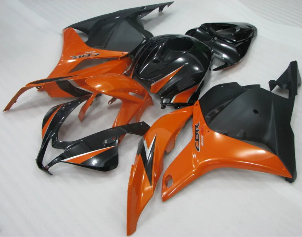 

New Injection Full Fairing kit Fit For Honda CBR600RR F5 2009 2010 2011 2012 09 10 11 12 600RR 600 ABS fairings Orange black