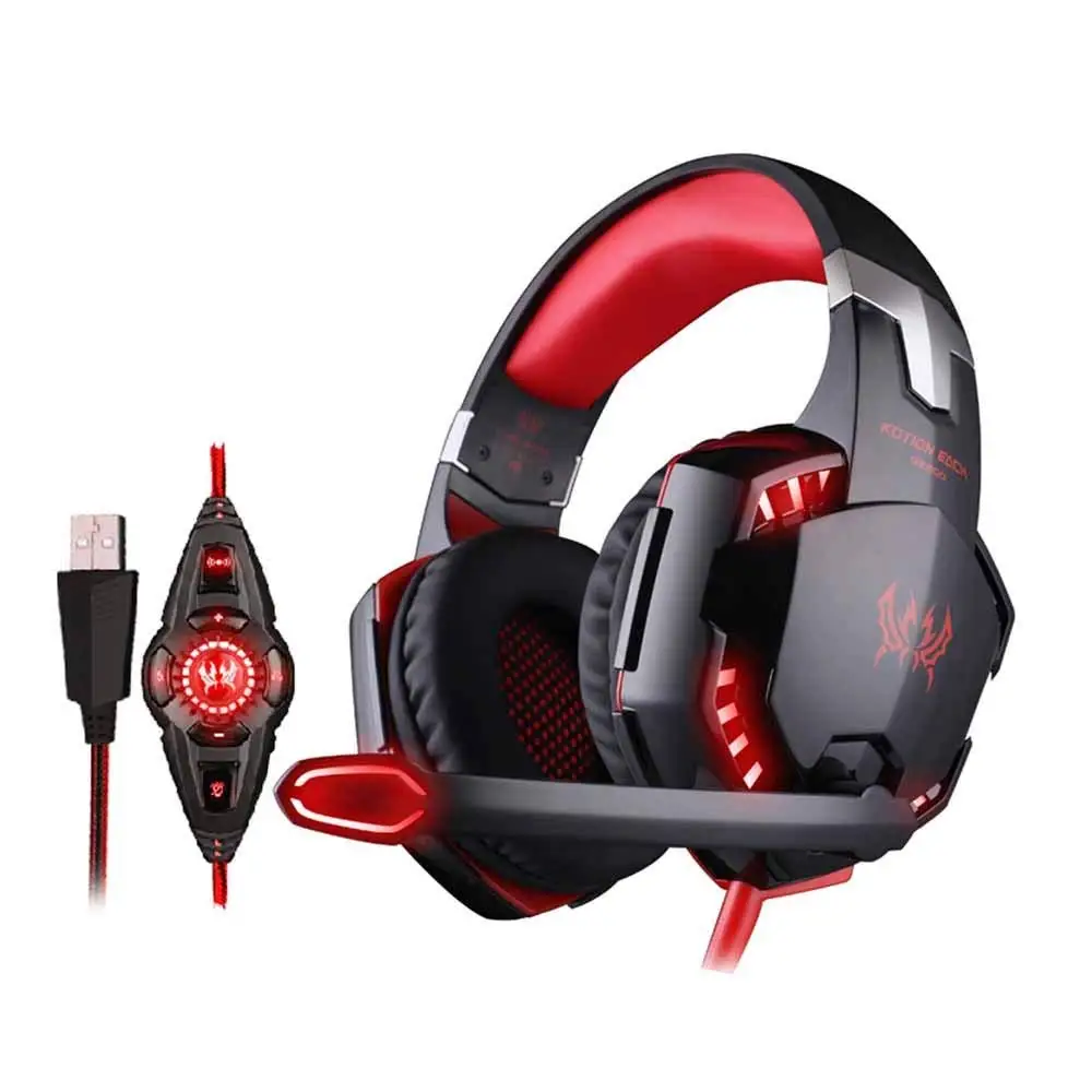 KOTION EACH G2200 USB 7 1 виртуальное объемное звучание вибрации Игровые наушники